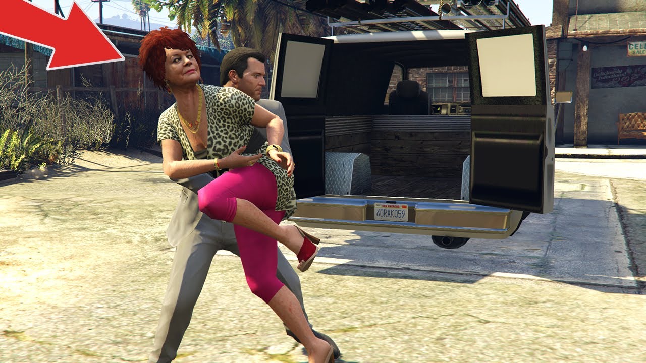 Michael KIDNAPPED Mrs Philips - GTA 5