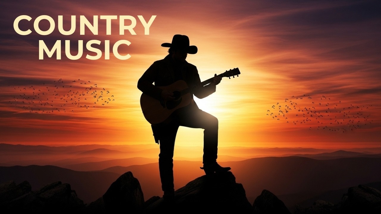 Emotional Sunset Country Music – Soulful Cowboy Guitar Collection 🔥🌇