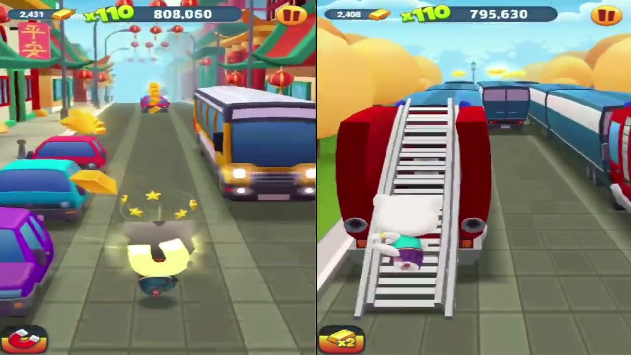 Talking Tom Gold Run Special EP.3 - Frosty Tom vs Neon Angela (Chinese New Year) 1/2/2022