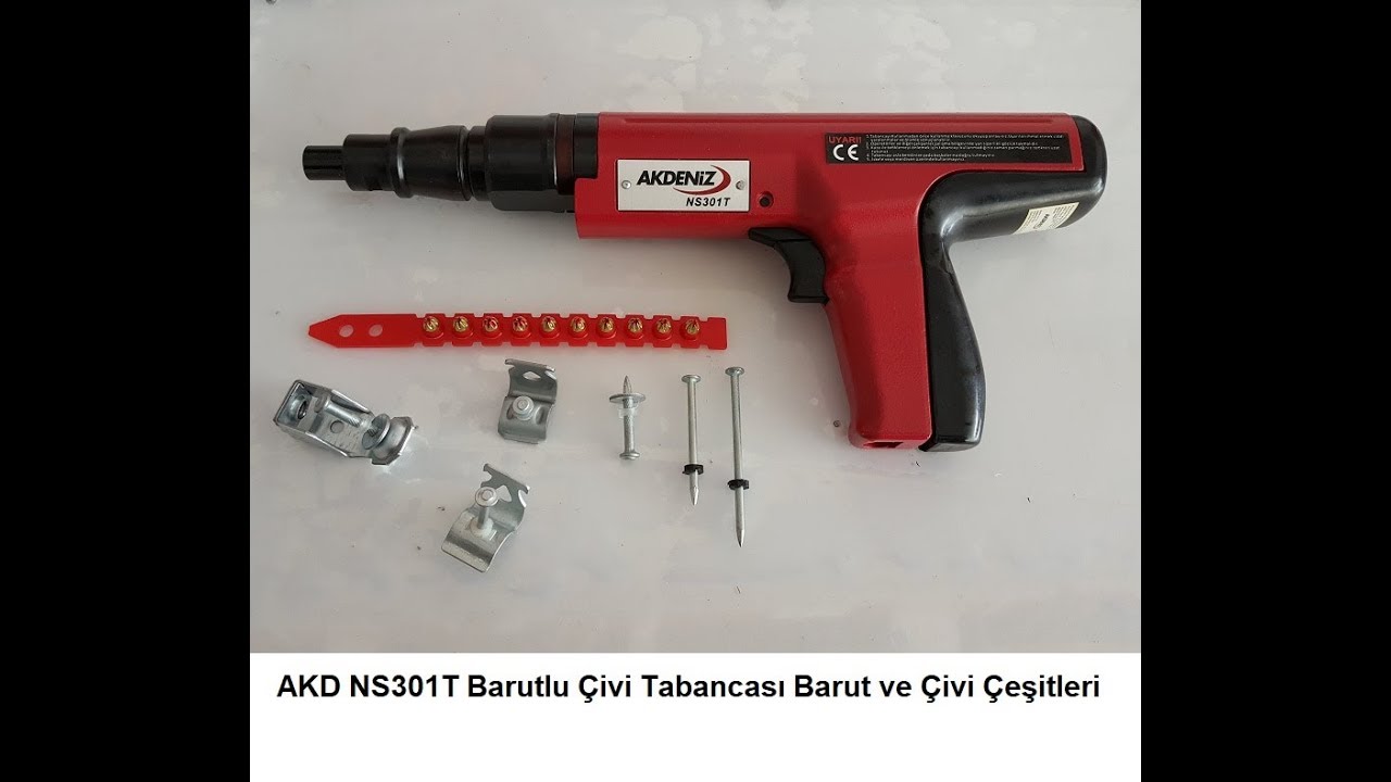 Akdeniz Barutlu Çivi Tabancası NS 301T Kurulum ve Kullanım