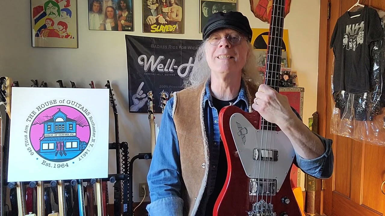 Review and demonstration of my latest 2024 Gibson Nonreverse Thunderbird IV