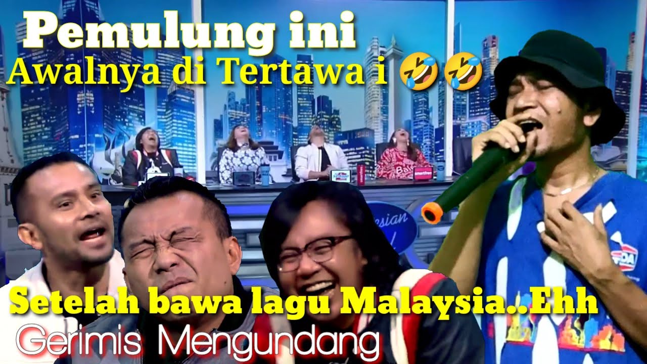 Pemulung ini Awalnya di tertawai 🤣🤣 Ehh.. ❗❗Setelah bawa lagu Malaysia ini ? Gerimis mengundang