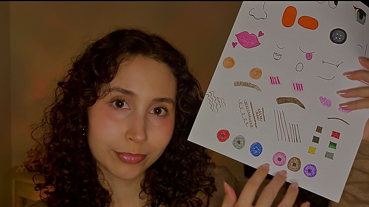 ASMR Customizing Your Face 🧸🎨 (Drawing, Painting, Sculpting You, Mouth Sounds) Toy Workshop