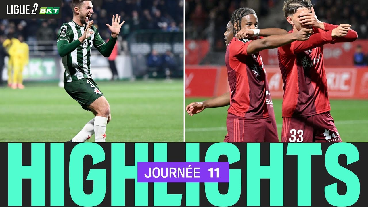 R&eacute;sum&eacute; 11&egrave;me journ&eacute;e - Ligue 2 BKT 25/26
