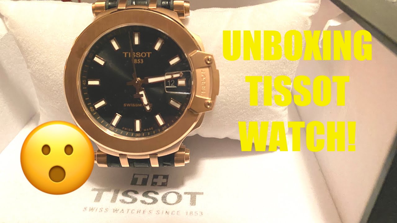 TISSOT T-RACE SWISSMATIC Watch Unboxing T115.407.37.051.00