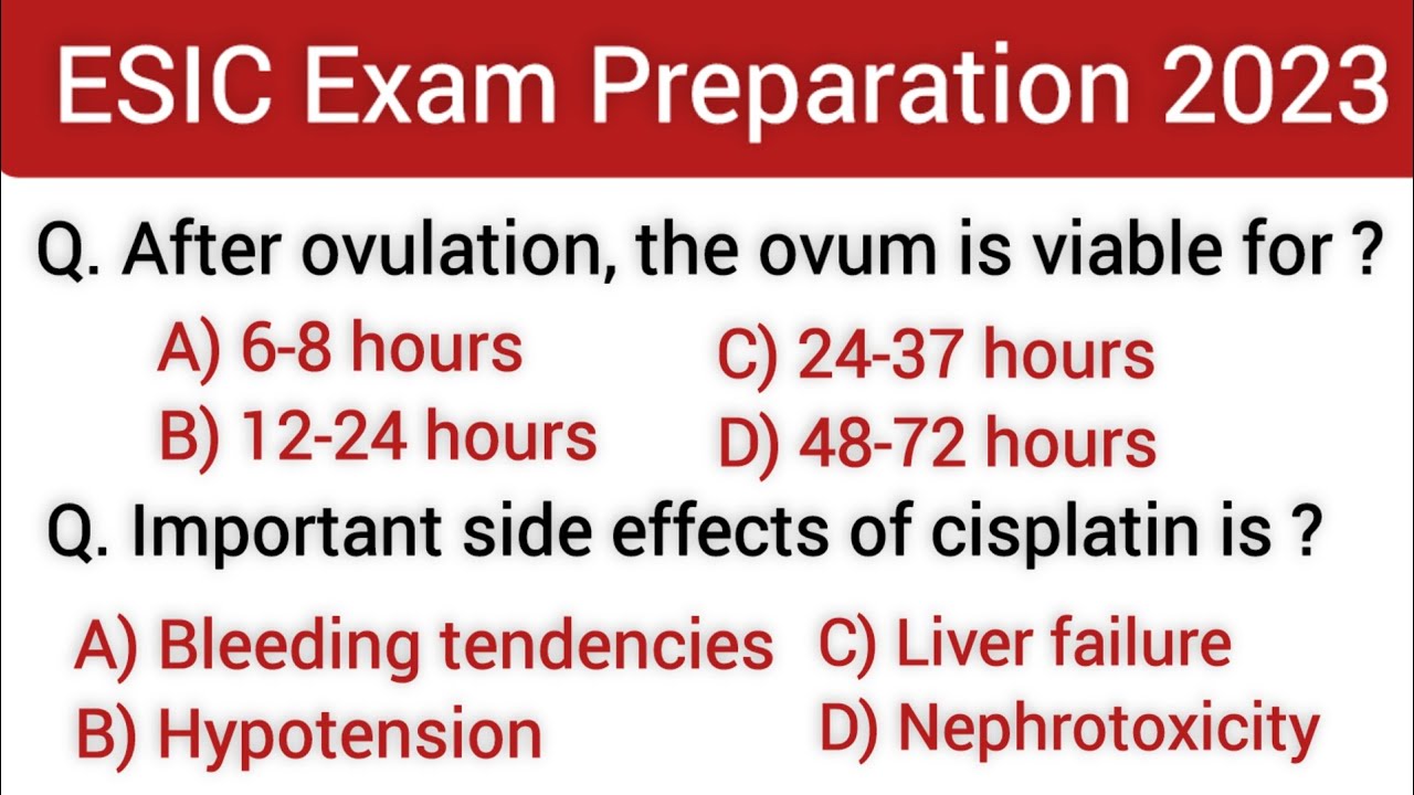 ESIC previous questions paper for staff nurse||part-4||Previous paper solution 2011||