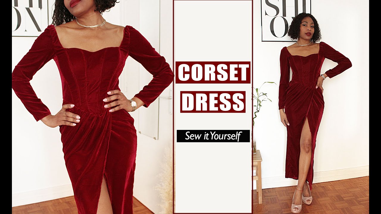 DIY PATRONAGE Coudre une Robe Corset // DIY How to Sew a Corset Dress + PATTERN DRAFTING