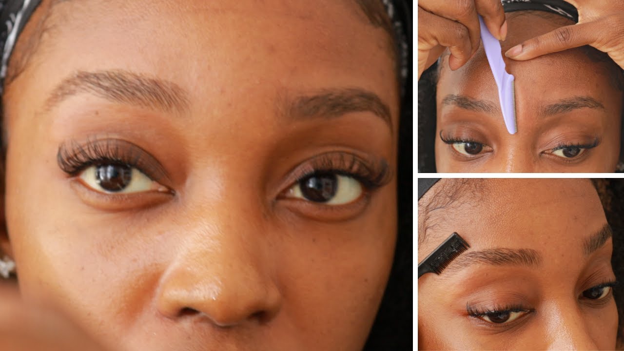 DETAILED TUTORIAL ON HOW to SHAPE YOUR EYEBROWS | | BEGINNER EYEBROW TUTORIAL| RAZOR