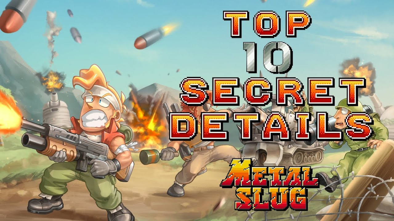 10 AMAZING Details in Metal Slug Series
