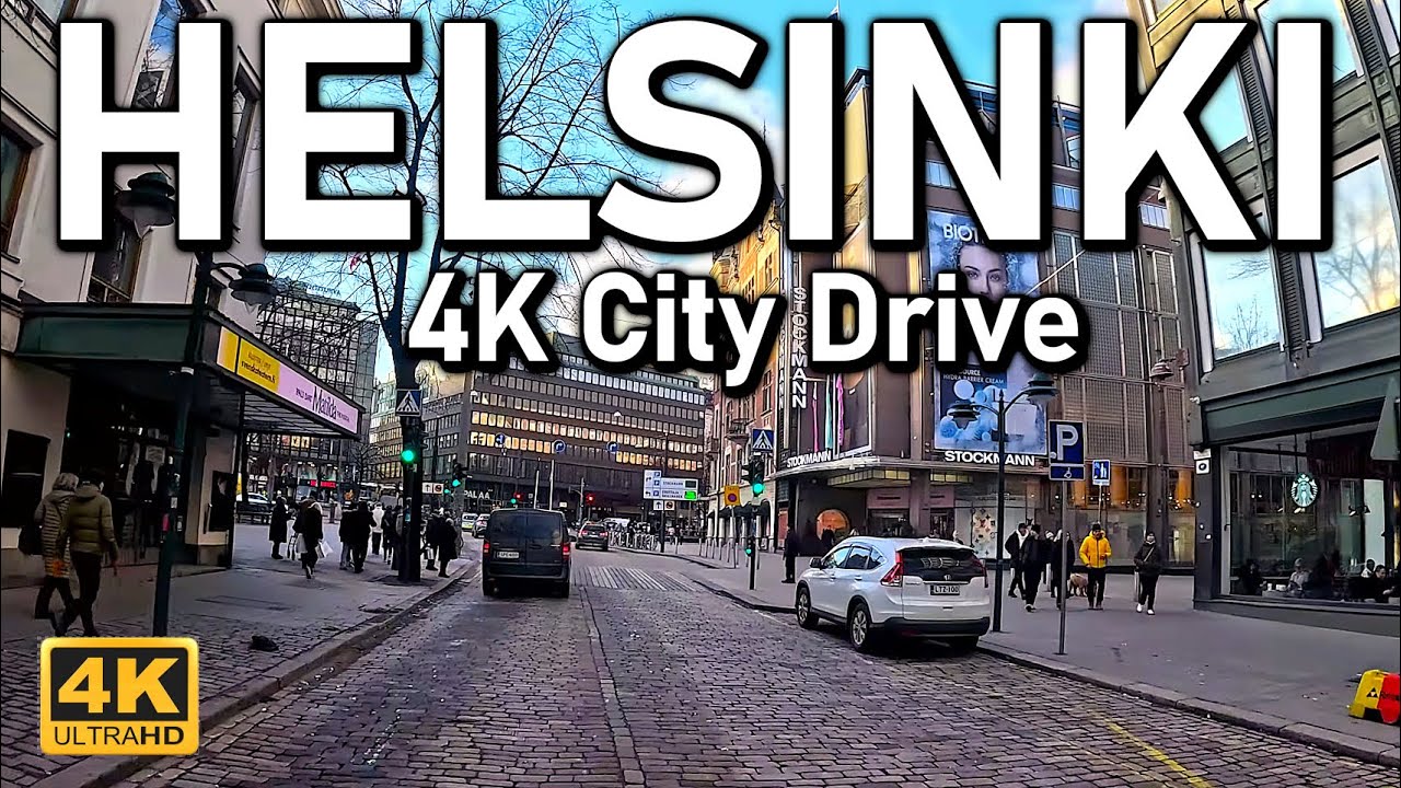 Helsinki - 4K City Drive