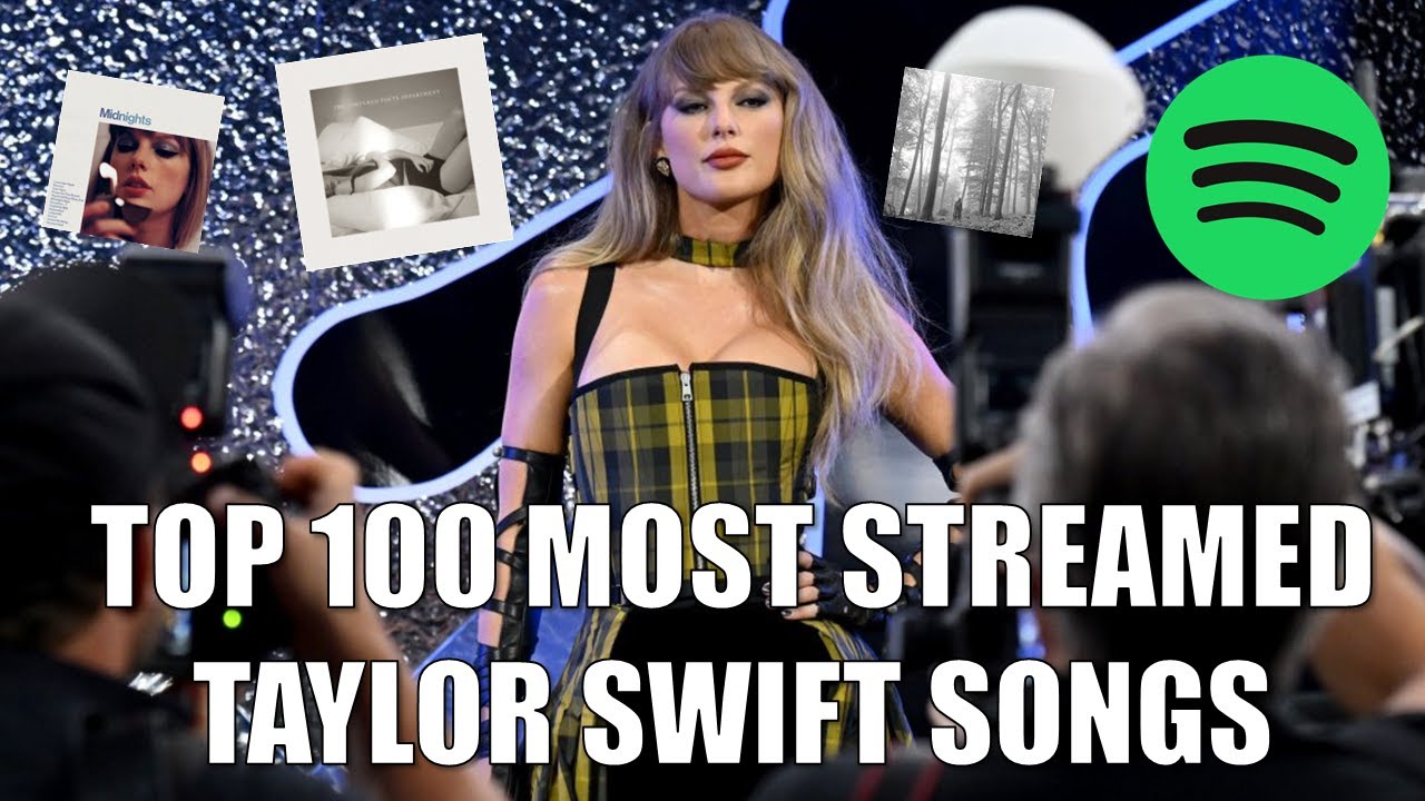 Top 100 Most Streamed Taylor Swift's Songs Combined On Spotify (All Versions) | September 2024