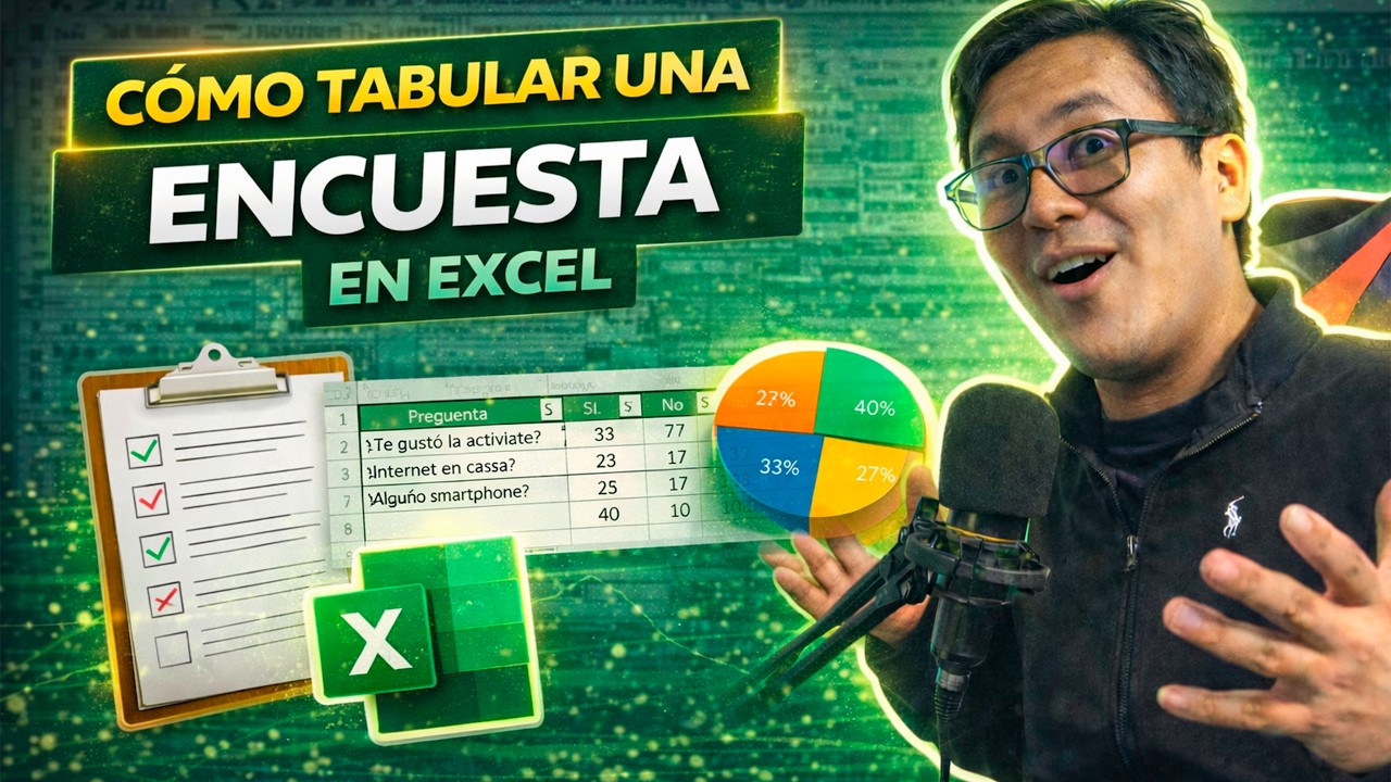 Cómo tabular una encuesta en excel | Aprende a tabular tus encuestas en excel