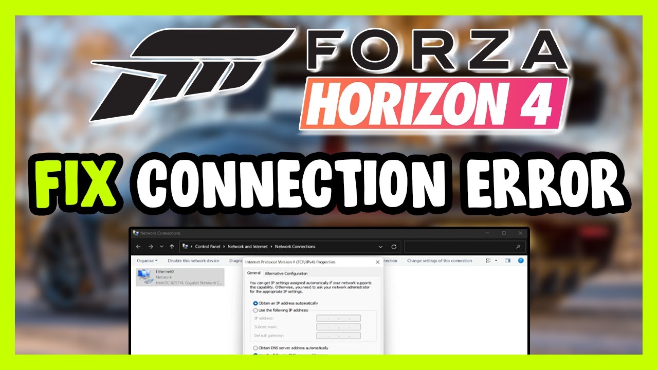 How to FIX Forza Horizon 4 Connection / Server Error!