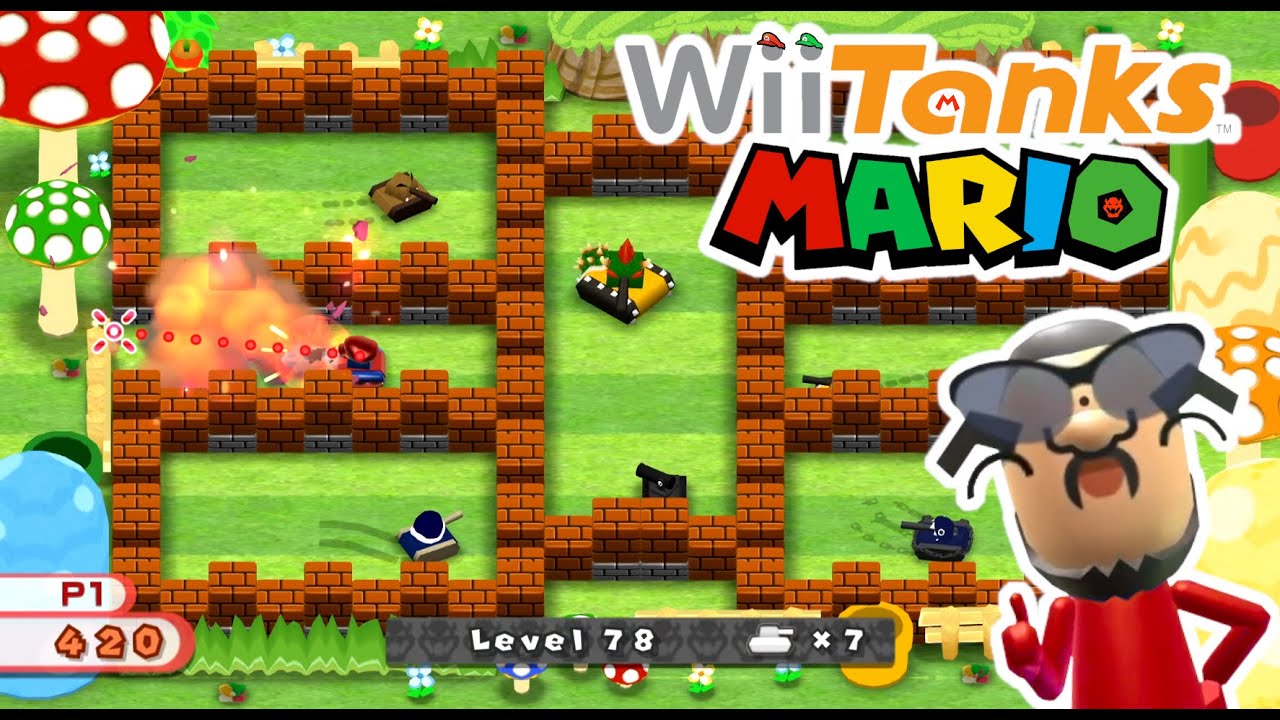 Wii Tanks MARIO MOD is INCREDIBLE! (Complete Game Overhaul)