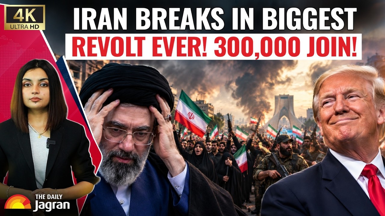 Iran Implodes In Biggest Civil Defiance Ever! 300,000+ Protestors On Streets! | Collapse Begins?