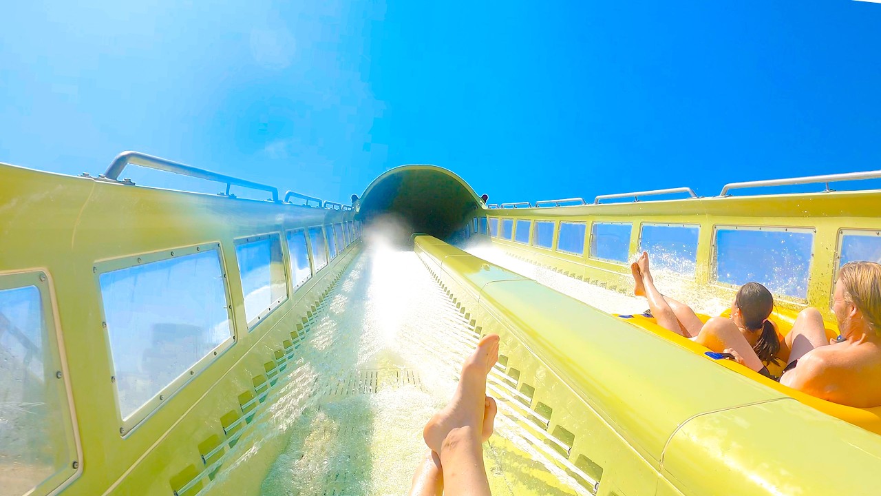 Eagle Hunt Waterslide OFFICIAL POV | Silverwood Boulder Beach Waterpark