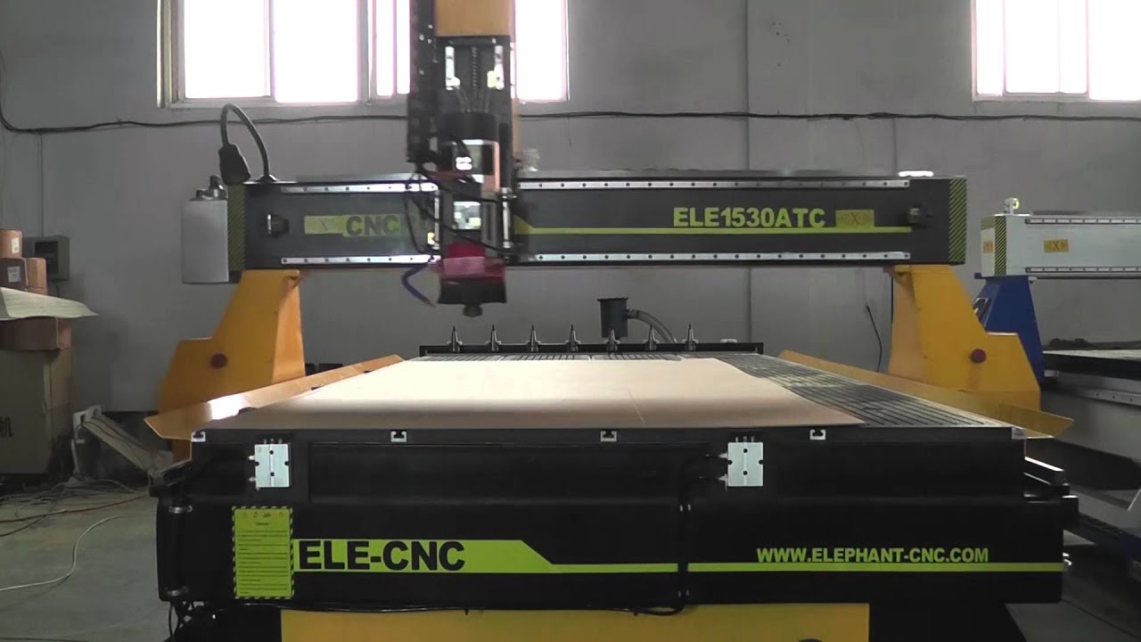 BLUE ELEPHANT 1530 Linear atc cnc router exported to Asia
