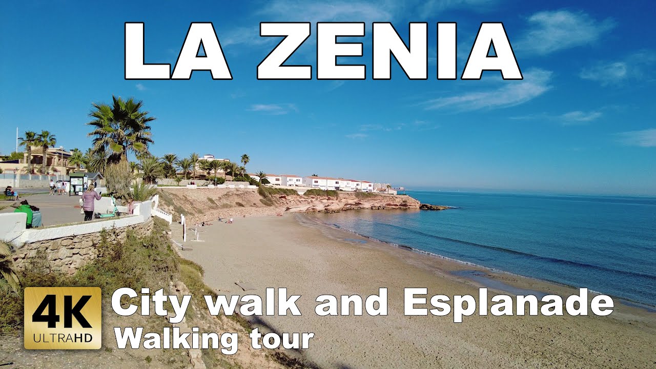 La Zenia (Costa Blanca, Orihuela Costa), Spain  - Walking tour [4k 60 fps]