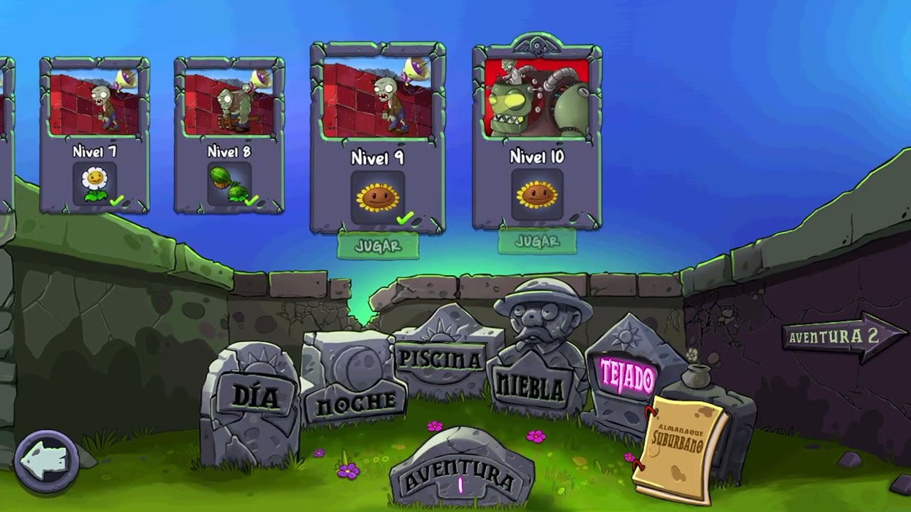Завершение всего приключения PvZ 1.