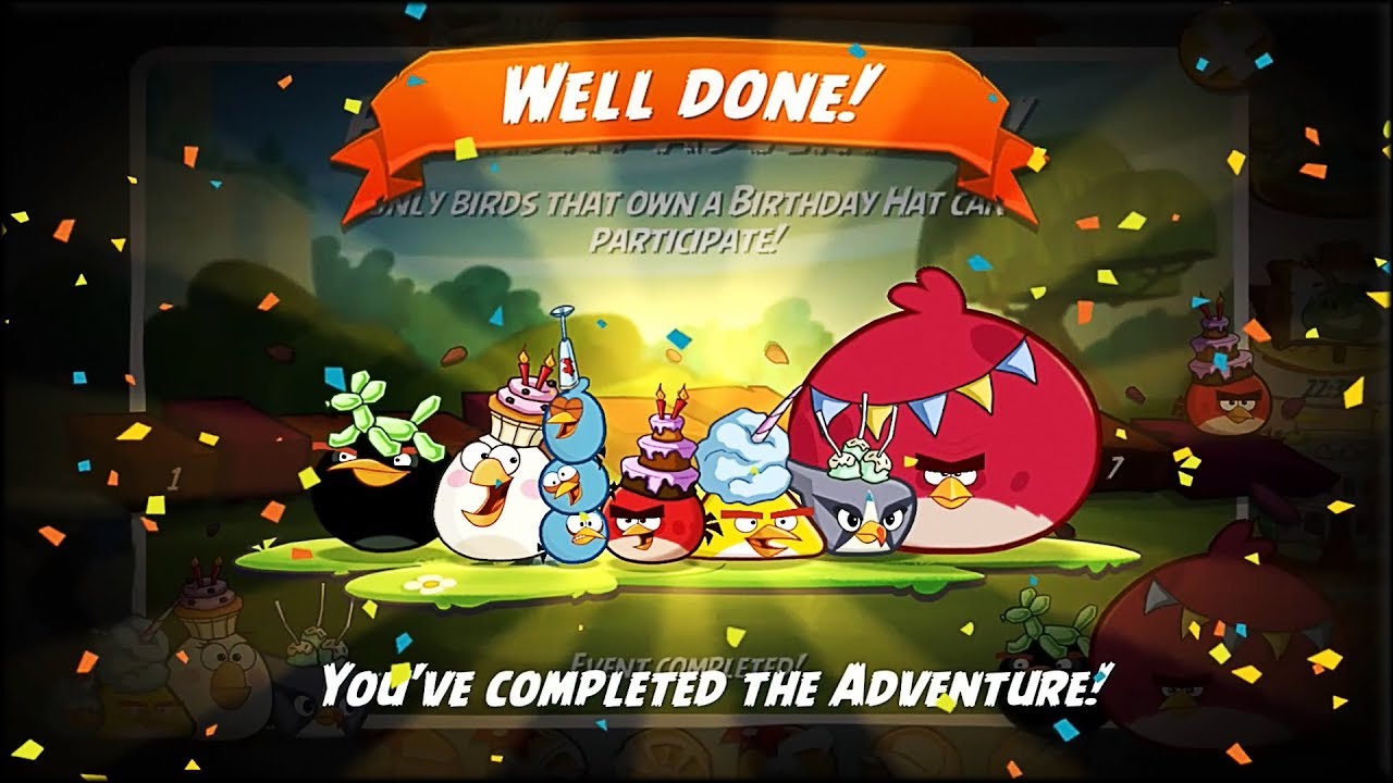 Angry Birds 2: Birthday Adventure Event (full)