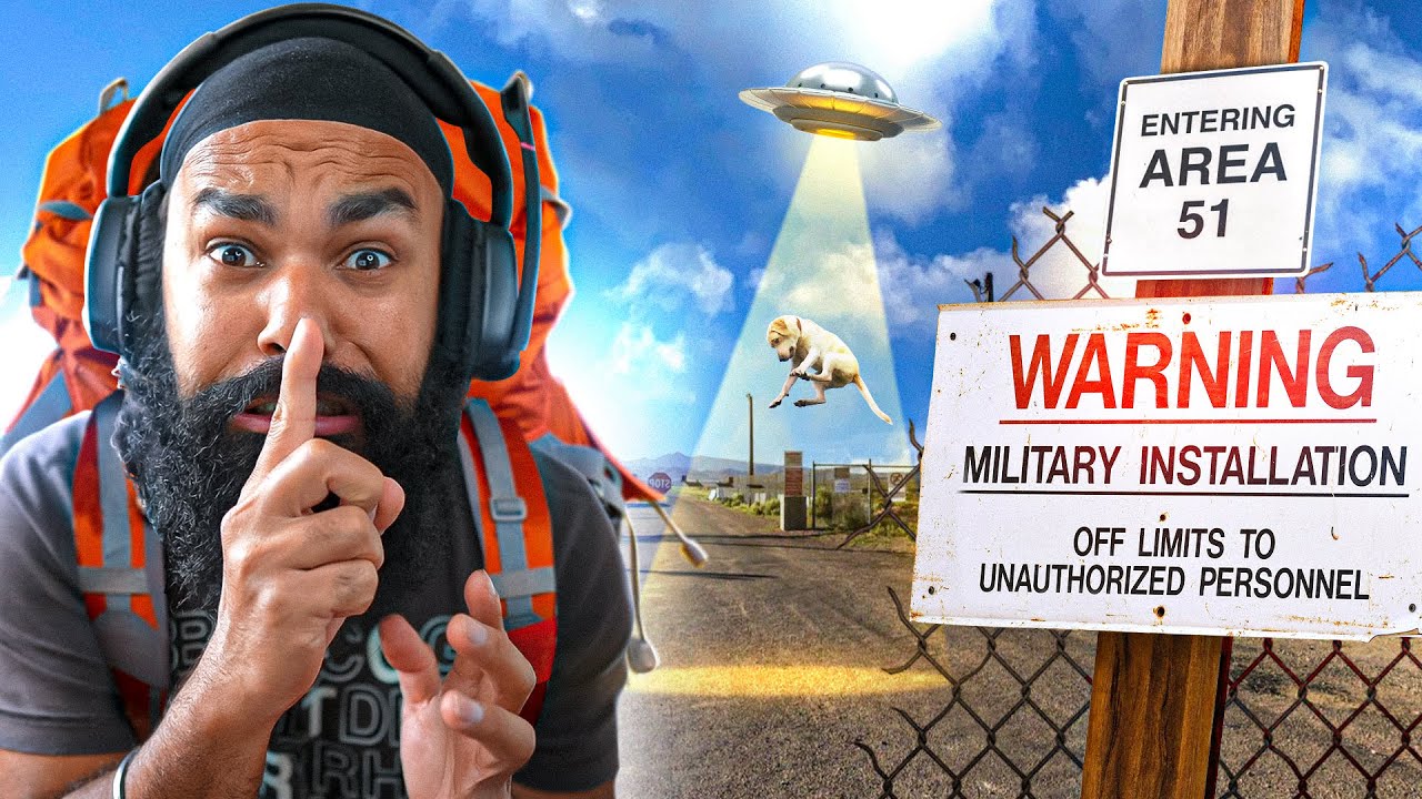 I AM GOING TO AREA 51 TO MEET ALIENS 😨