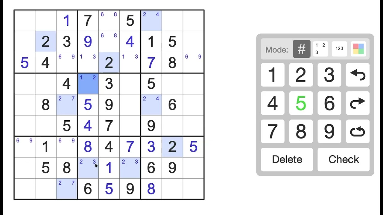 Los Angeles Times Impossible Sudoku Solution for March 8, 2026