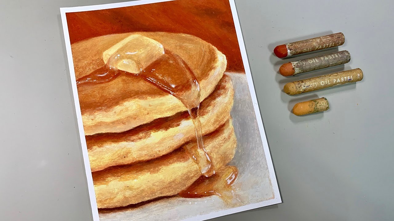 Butter｜Oil Pastel Drawing By Ohu Sia