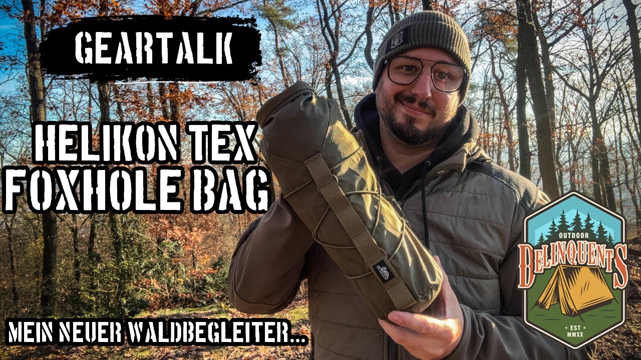 Geartalk: Mein neuer Waldbegleiter 🌲 @HelikonTex  FOXHOLE Bag® 🔎 Kurzvorstellung + Review