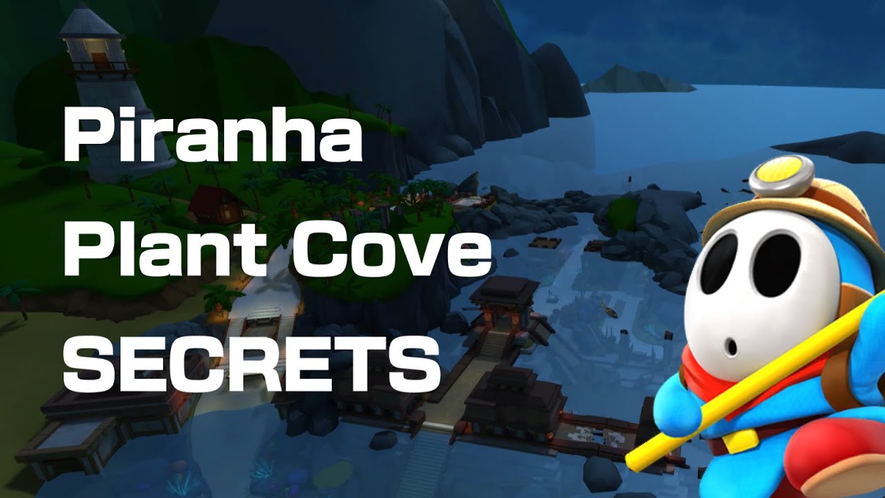 Piranha Plant Cove - Unused Route Exploration + Out of Bound Secrets (Mario Kart Tour)