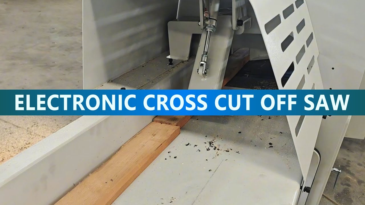 Electronic Cross Cut Off Saw Machine | Chop Saw For Wooden Square Blocks/Boards