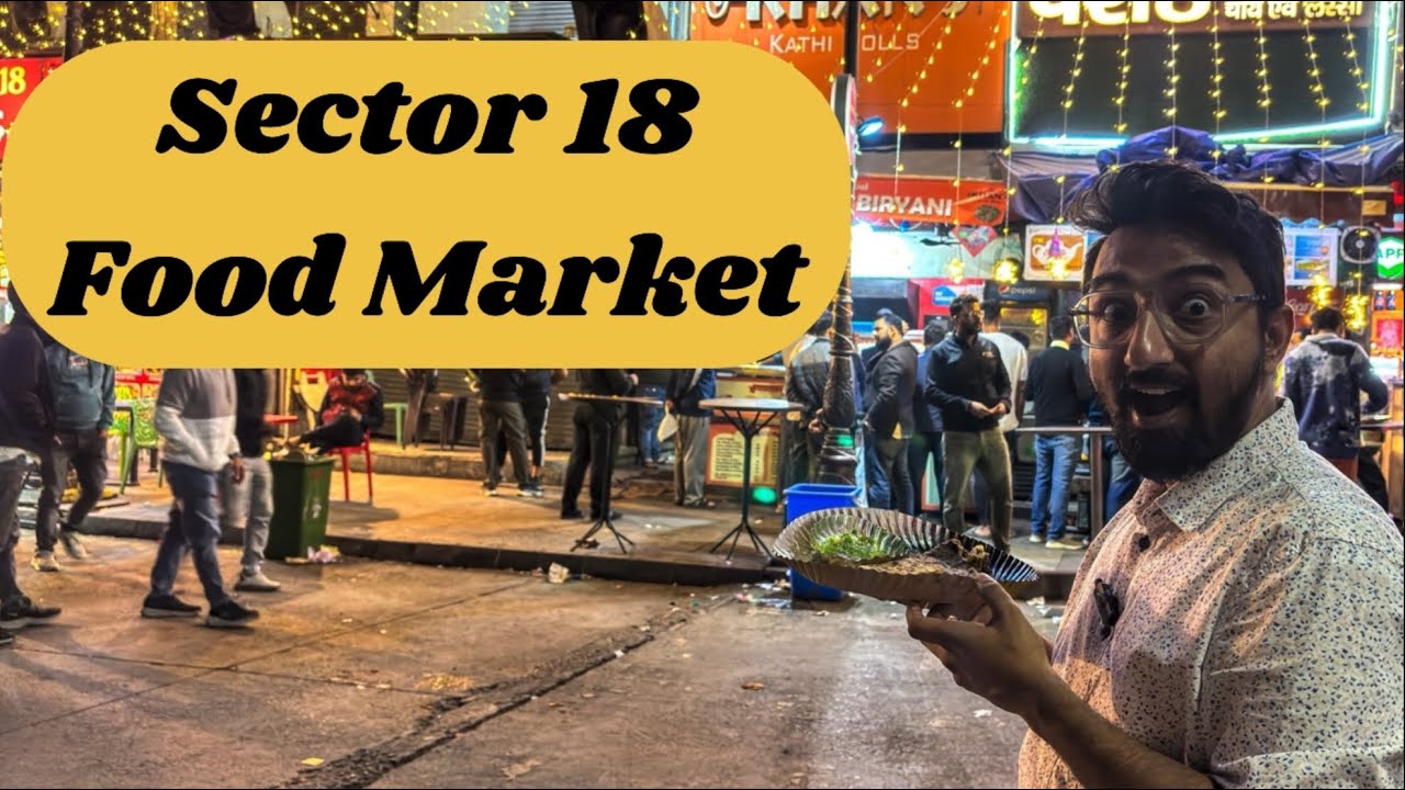 Noida Sector 18 Food Market | Chandani Chowk Ke Mashhoor Parathe in Noida