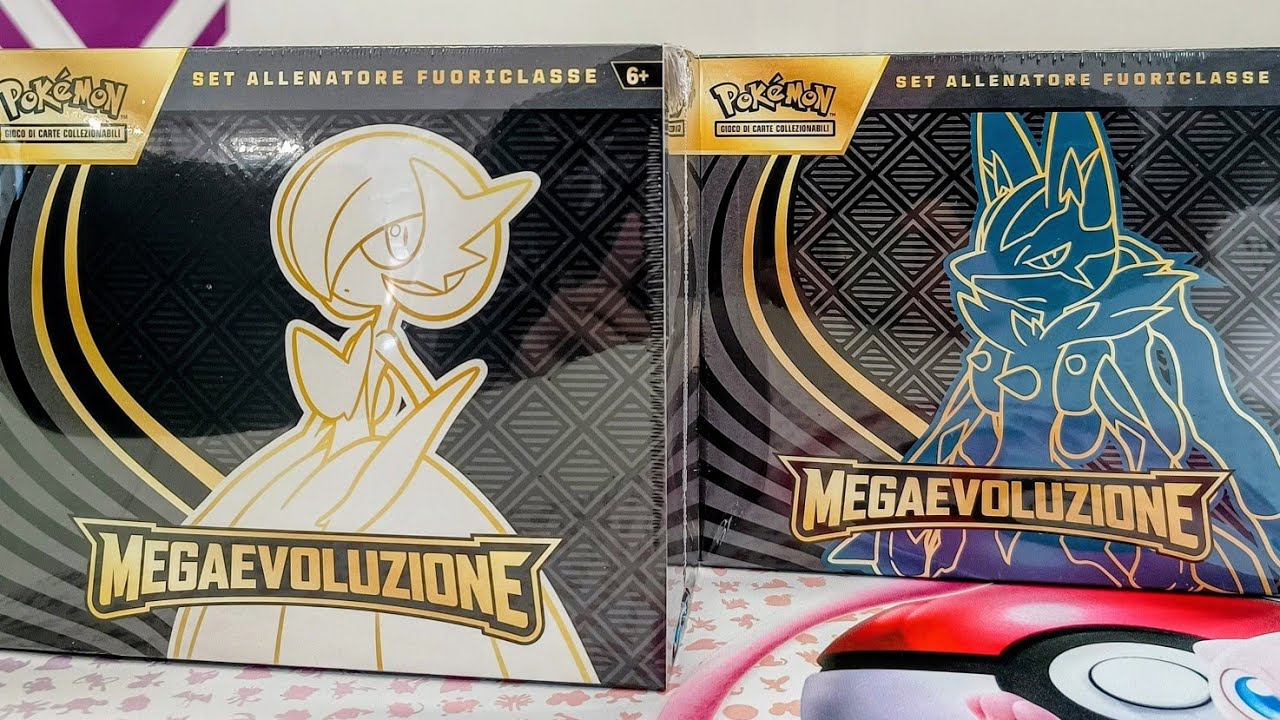 Apriamo i set Allenatore di MEGA EVOLUZIONE
