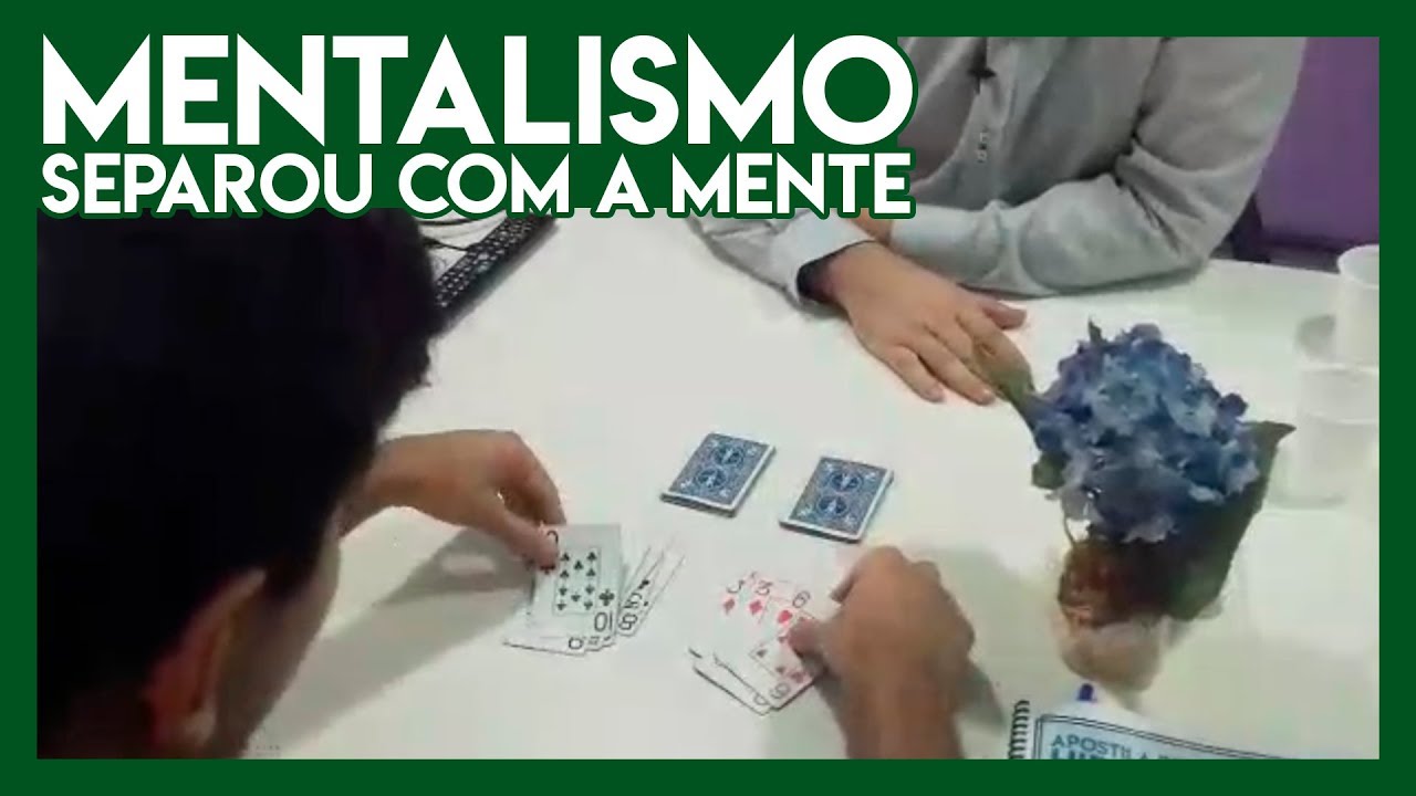 Mentalismo no curso do RJ - Separando as cores do baralho [Mentalismo #01]