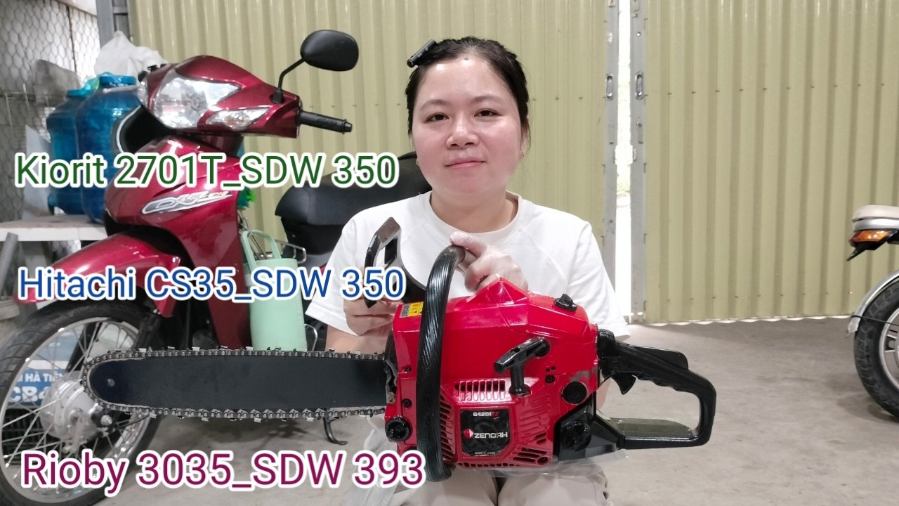 26/2 lô D cưa xích nhật bãi/0913136620/G4201_SDW 350_Hitachi CS 35_SDW 393_G361_Kiorit_Rioby