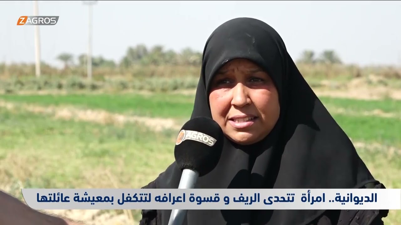 الديوانية.. امرأة  تتحدى الريف و قسوة اعرافه من أجل تكفل عائلتها