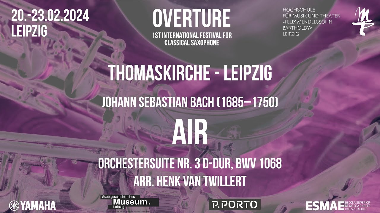 Air, Orchestersuite Nr. 3 D-Dur BWV 1068, Baritone Baroque Collectiv, Overture-Leipzig 2024