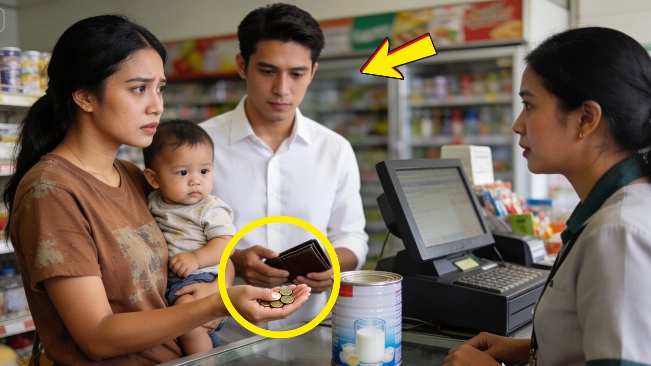 Pria Kaya Lihat Janda Miskin Tak Mampu Bayar Susu Anaknya, Tindakannya Mengejutkan Semua Orang