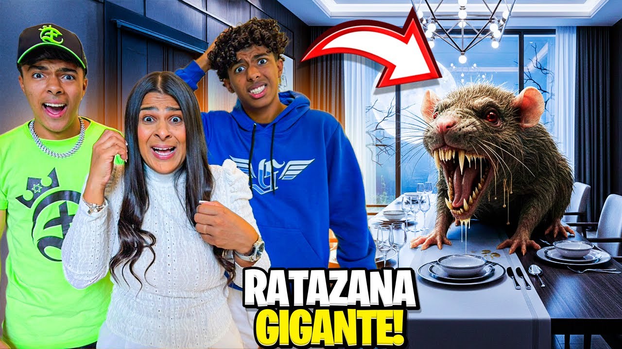 UMA RATAZANA GIGANTE APARECEU NO RANCHO!!! CONSEGUIMOS PEGA-LA???