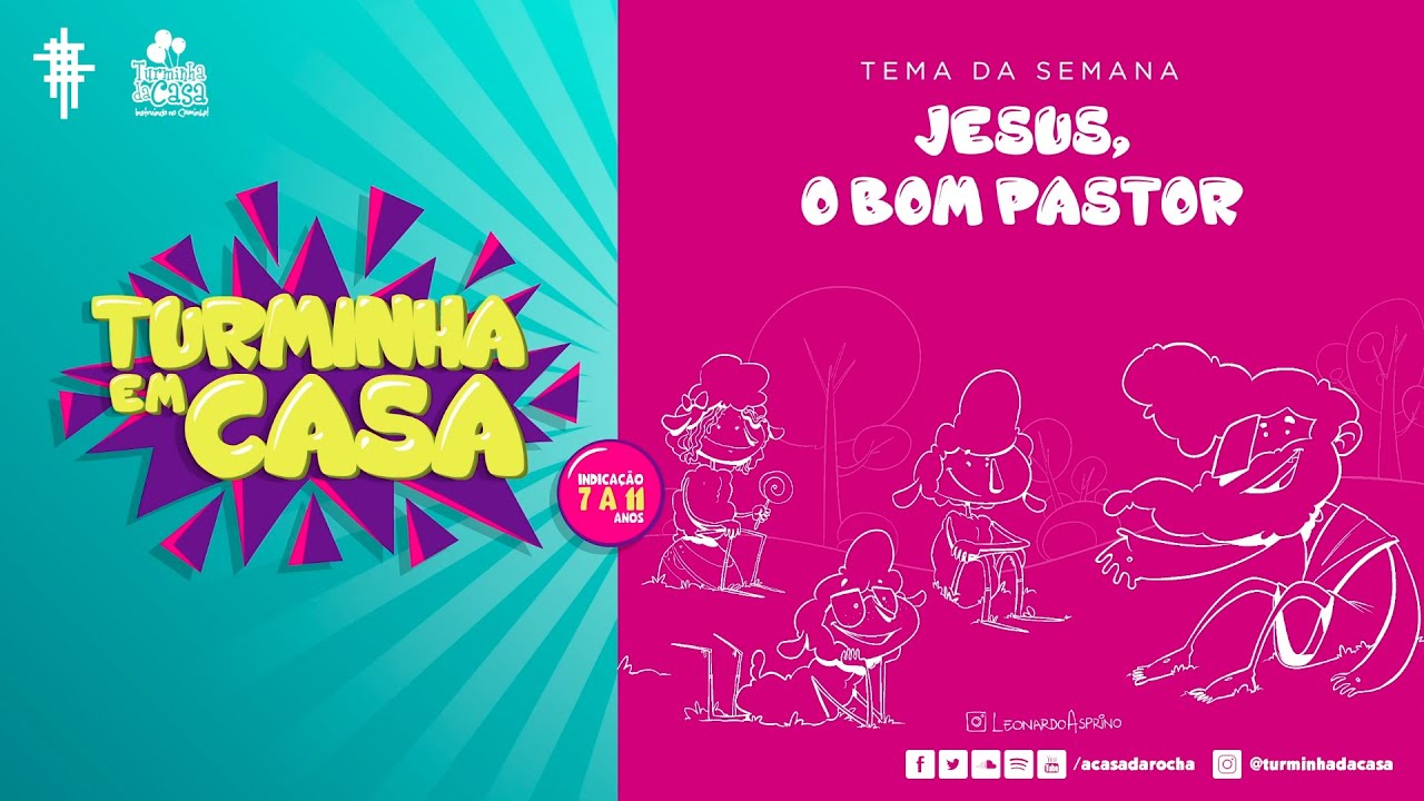 #04 - Jesus, o Bom Pastor! - Turminha em Casa - 7 a 11 anos
