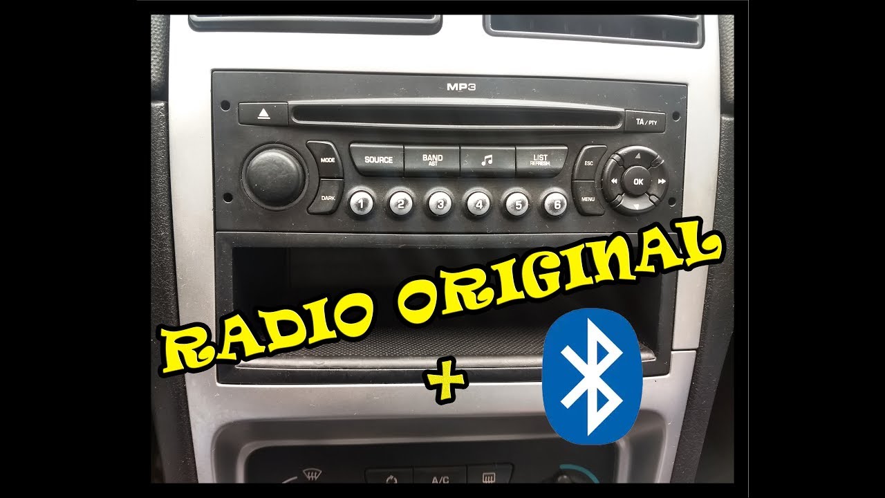 RÁDIO ORIGINAL + BLUETOOTH ?? - PEUGEOT 307 « MANUAL PEUGEOT »
