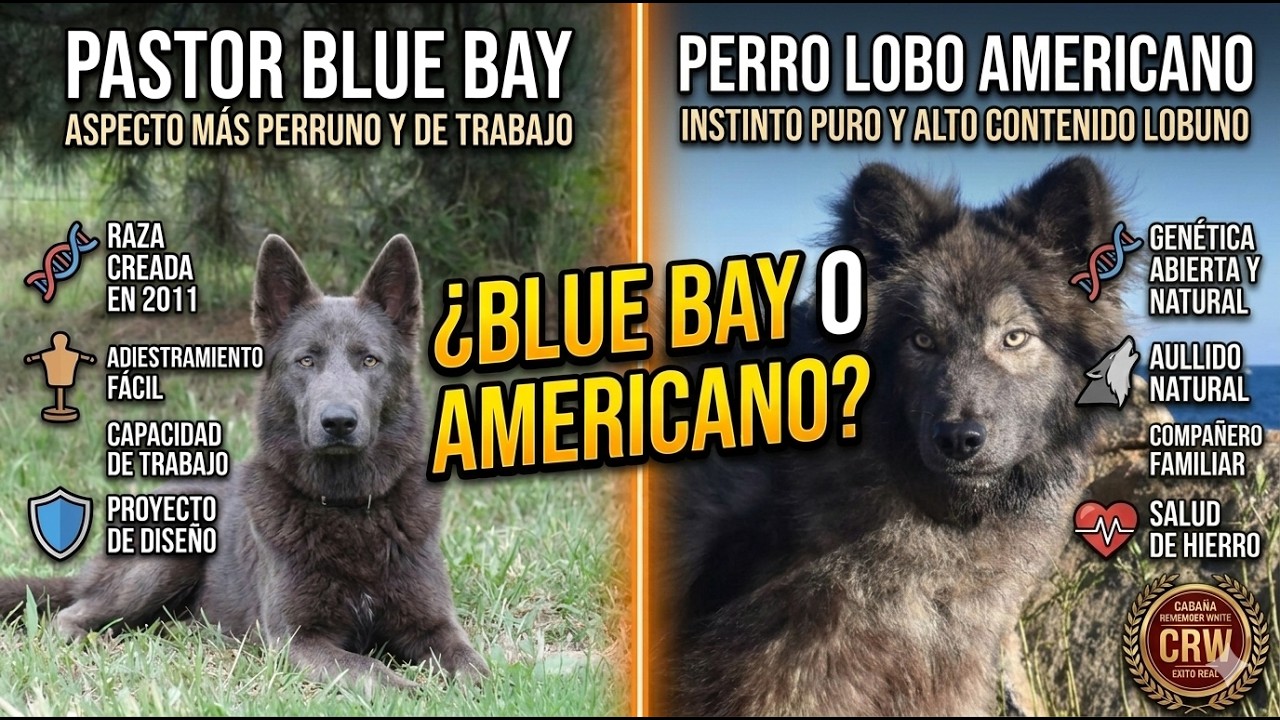 Pastor blue bay o perro lobo americano
