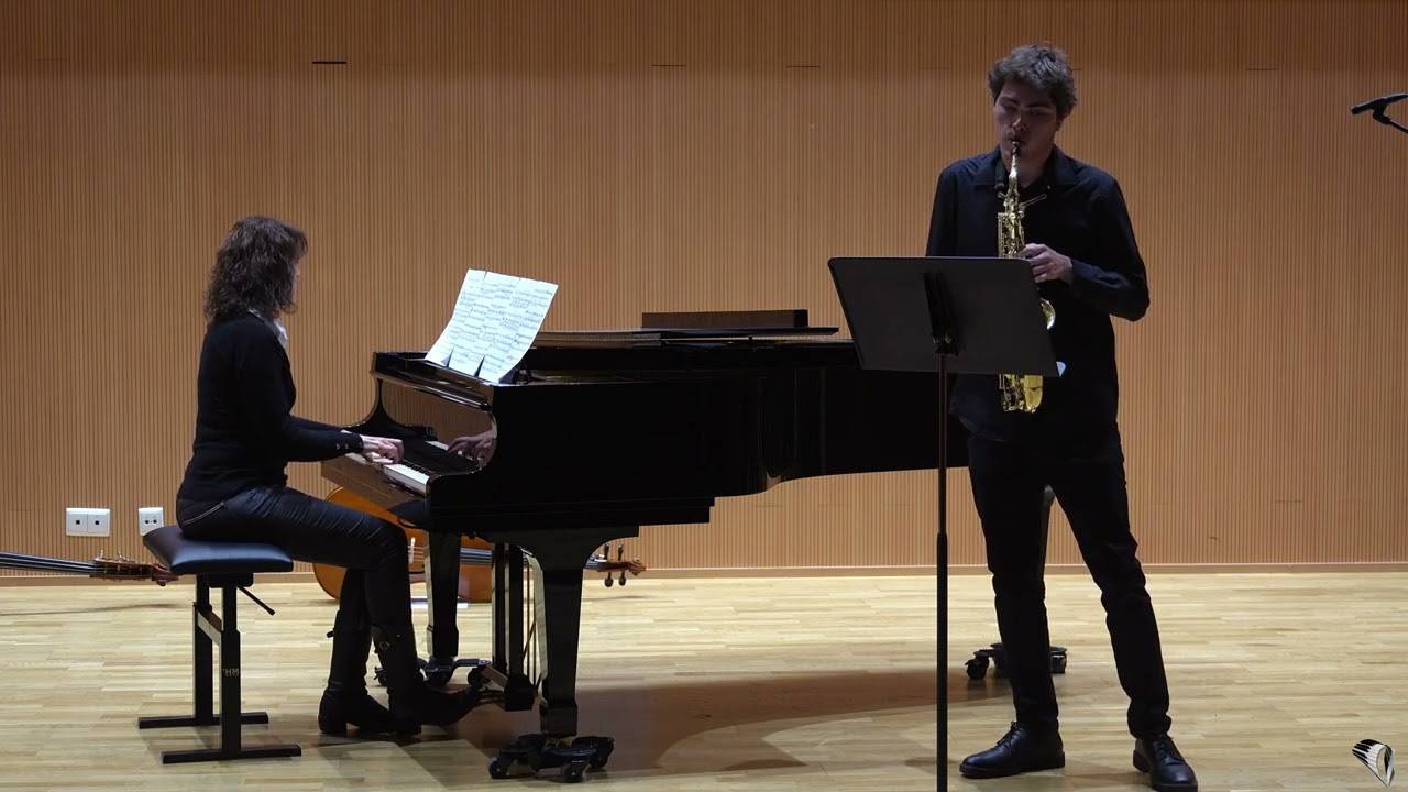 CPMT. RUEFF J. Chanson et Passepied ,Esteban Vidal Ortega, saxo 3º EE PP  Elisabeth Sanchís piano