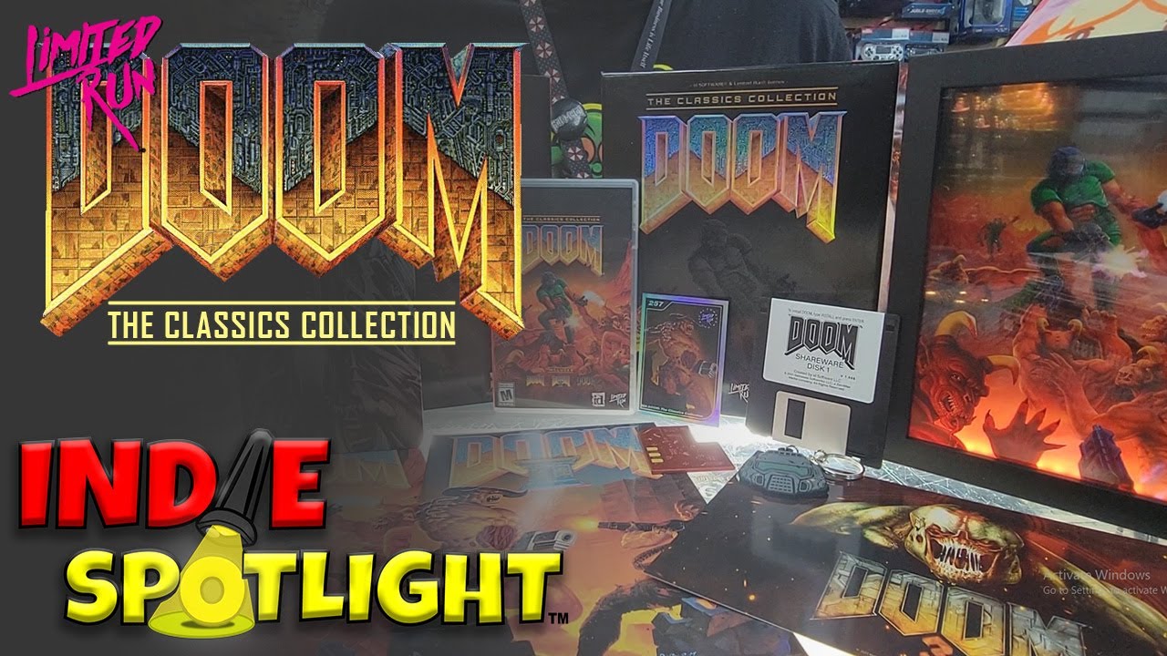 DOOM: CLASSICS COLLECTION for Nintendo Switch UNBOXING - Limited Run | Indie Spotlight Ep #2