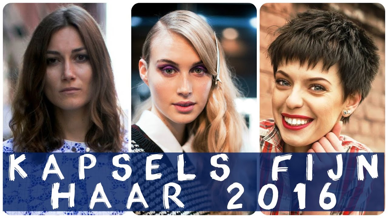Kapsels fijn haar 2016