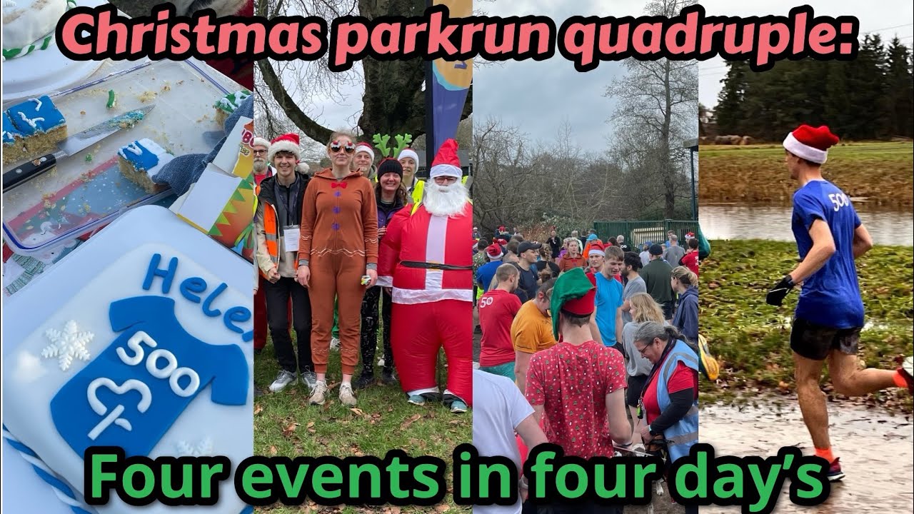 Christmas parkrun quadruple: Four events in four day’s
