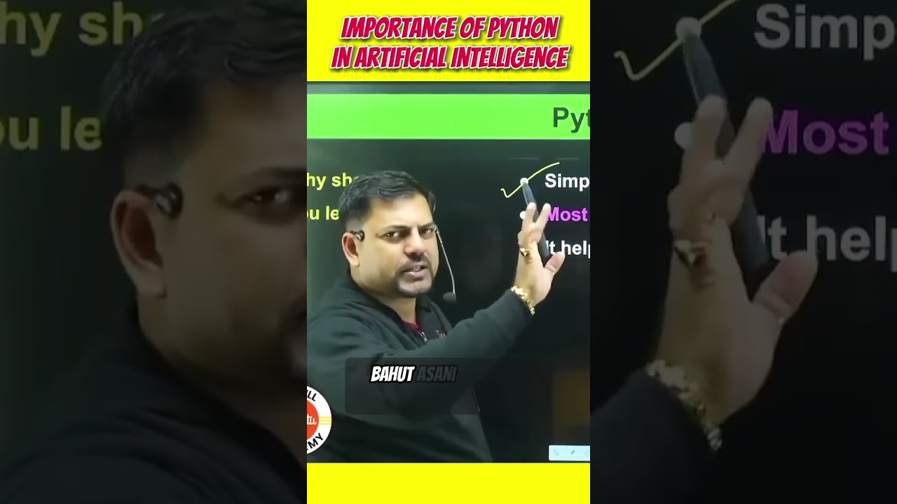 🔥Importance of PYTHON in AI! #skills #upskill #python #ai #artificialintelligence #language #coding