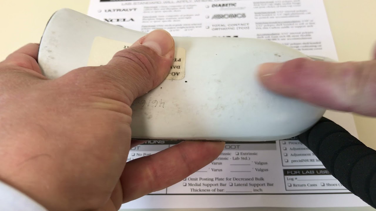 Custom Foot Orthotics - The  PRESCRIPTION