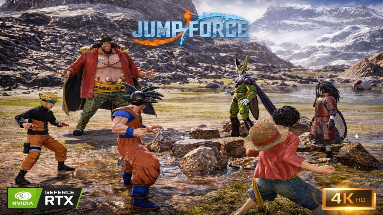 Goku Team vs Cell Team 🔥 Ultimate Anime Battle | Jump Force 4K 60FPS RTX ON ⚡