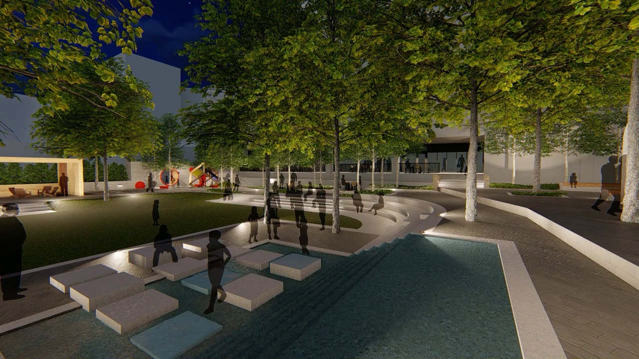 Pedro Park Design Concept &ndash; Nighttime Animation (latest)