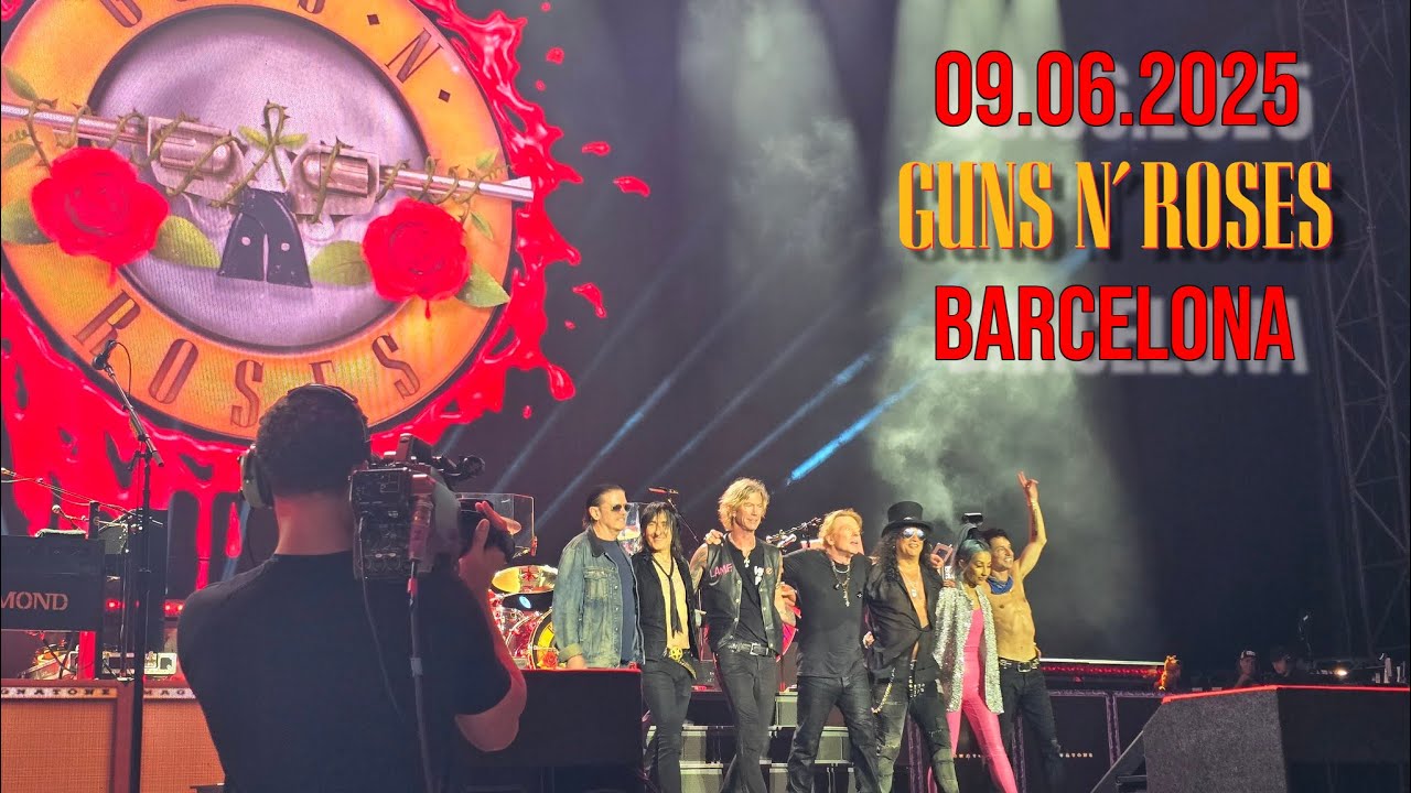Concierto Guns N' Roses (09.06.2025) Barcelona